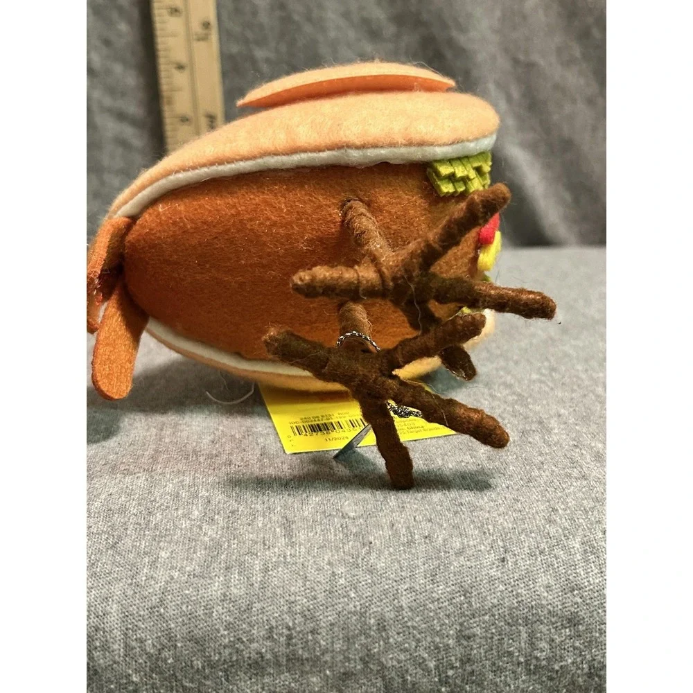Sun Squad Featherly Friends Franky Brown Blackbird Figurine Hot Dog Decor Small